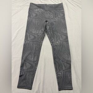 Fabletics Motion365+ Women’s Swirl Grey Patterned Leggings NWT Size XXL